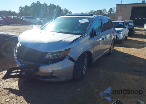 2014 Honda Odyssey Ex-L из США, поврежденный, VIN 5FNRL5H69EB040879